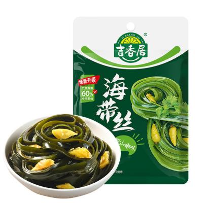 China Ready to eat with open bag 2023 New Chinese delicious Jixiangju wild mountain pepper flavor Preserved Shredded Kelp for snacks and meal for sale