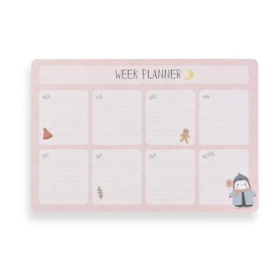 China Top Glue Wholesale 2021 Monthly Weekly Daily Diary Planner To Do List Agenda Pad for sale