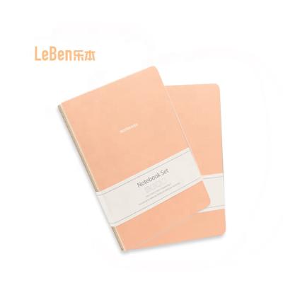 China High Quality Wholesale Cheap Eco Friendly Girls Line Kraft Notebook Gift Stitched Notebook for sale