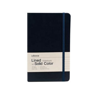 China Custom Professional Hardcover Book Office Stationery Business Planner Leather Limit Notebook for sale