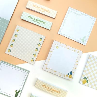 China Top Glue OEM High Quality Cube Memo Pads Personalized Super Cute Little To Do List Memo Pads for sale