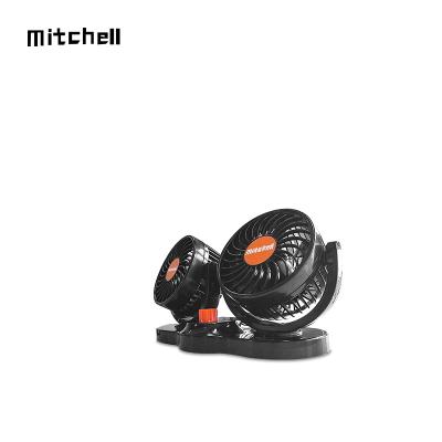 China ABS Mitchell Car Fans 24V Single Switch Powerful Mini Fan Portable 24V Low Noise Cooling Fan for sale