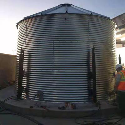 China Hotels Corrugated Hot Dip Galvanized Steel Water Tank For Fish Farm for sale