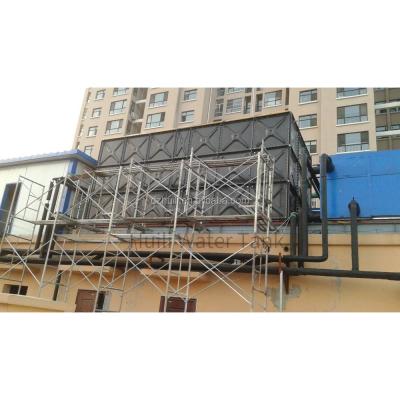 China Hotels Enamel Water Storage Tank 500 Litros Tanque de Agua 275 330 Gallon Water Containers 10000 Kg Oil Tanks for sale