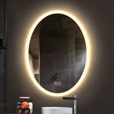 China Modern Round Waterproof Demister Bathroom Mirror With Light And Led Bathroom Mirror for sale