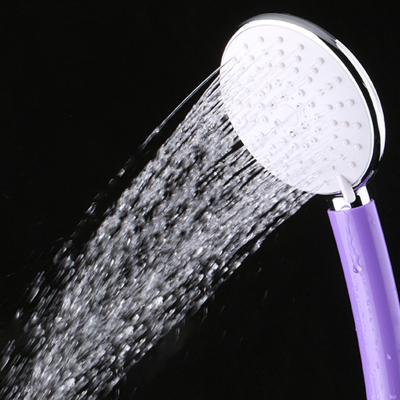 China High Water Pressure Filter Adjustable Triple Function Handheld Shower Head No-Drill Fashionable PC and ABS Plastic Design for sale