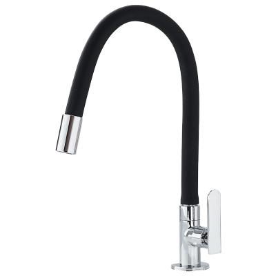 China Thermostatic Faucets Polished Sink Faucet Kitchen Black Flexible Hose For Kitchen Faucet for sale