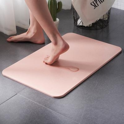 China Sustainable Diatomaceous Earth Non-Slip Bath Mat Bathroom,Easy To Clean Hard Fast Drying Diatomaceous Water Non-Slip Bathroom Mat for sale