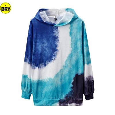 China 2022 Hot Selling Hooded Casual Sportswear Link Dye Printing Long Sleeve Cotton Hoodie Wholesale New Arrival Women's Autumn QUICK DRY for sale