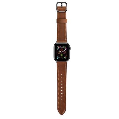 China Factory Supply Attractive Price Smart Watch Strap Band 38mm 42mm Leather Strap For Apple Watch for sale