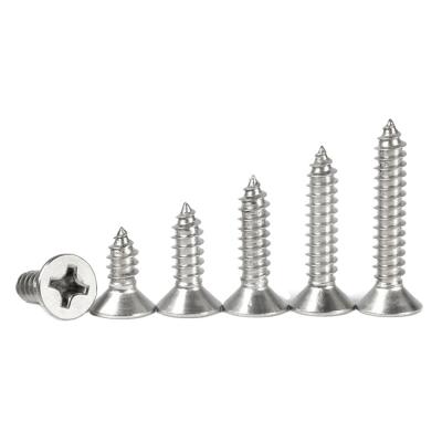 China Flat csk Phillips galvanized flat head m6 screw self tapping screw for sale