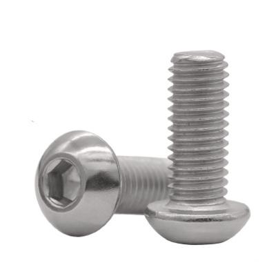 China Hot Selling Stainless Steel Button Carbon Stainless Steel Hex Machine Socket Pan Main Screw for sale