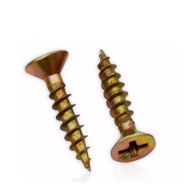 China High Quality 3.5*12-3.5*30 Countersunk Chipboard Furniture Wood Fastener Head Screw for sale