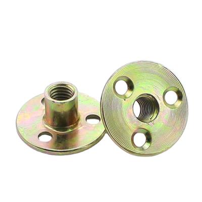 China Heavy Industry Stainless Steel Weld Insert Tee Nut T-Nut With Two Holes for sale