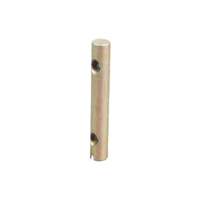 China General Industry Furniture Fastener Brass Slotted Horizontal Double Hole Barrel Nuts for sale