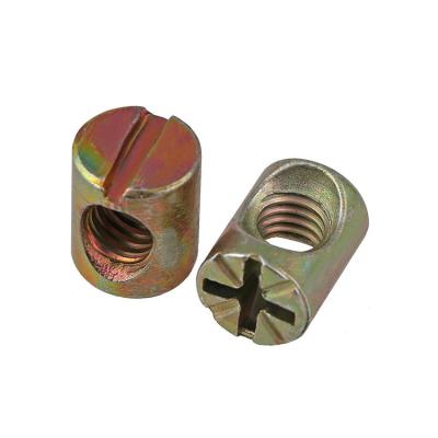 China Heavy Industry Good Price Galvanized M12 Countersunk Barrel Nut For Wooden Furniture for sale