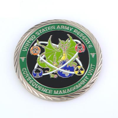 China Custom Collectable CUSTOMER-STYLE Antique Nickel-Plated Soft Enamel Old Coin for sale