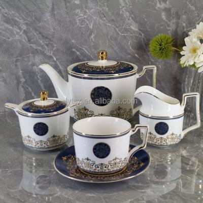 China Nordic modern porcelain coffee tea set tea milk tea milk travel mug set ceramic cup and saucer for sale