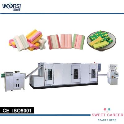 China fruit processing plant JJT-IITWO COLOR BUBBLE GUM MAKING MACHINES ball bubble gum making machines for sale