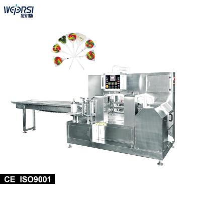 China CANDY RAINBOW LOLLIPPE FLAT BAG PACKING MACHINE for sale