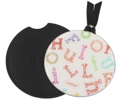 China Pocket Mirror 65mm Diameter Customized Design Possible Round Cosmetic Mirror for sale