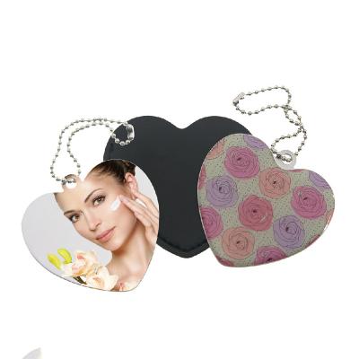 China Custom Cute Quality Pocket Mirror Stainless Steel Nice Metal Cute Pocket for sale