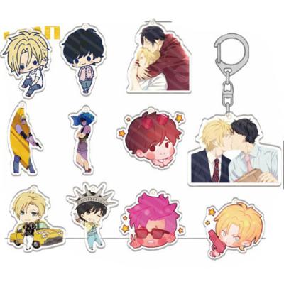 China Wholesale Plastic Anime Figure Acrylic Key Chain Custom Printed Key Chain Gift Acrylic Key Chain Promotional Acrylic for sale