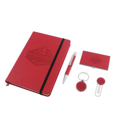 China 2018 Personalized PU Leather Diary Office Gift Set HL054-8 for sale