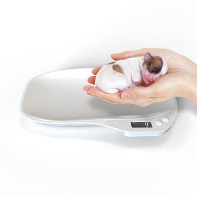 China WITH LID Plastic mini baby pet scale LCD display baby pet body weighing 15kg/1g for sale