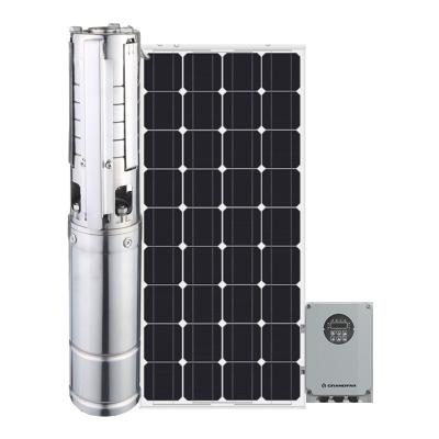 China Family Homes GRANDFAR 3SSP 3 Series System Inch 0.5hp 1Hp 1.5hp 2hp Solar Water Pump Deep Good Solar Water Pump for sale