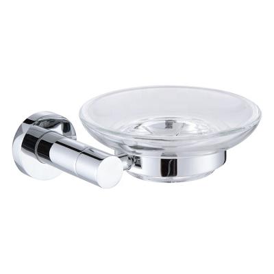 China Contemporary Wholesale Bathroom Accessories Silver Soap Holder For Hotel Home Shower Room Bathroom Accessories Sets en venta