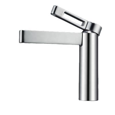 Китай Hot Brass Basin Faucets Mixer Tap Sink Cold Water Faucets Single Hole Metered Tapware Chrome Bathroom Taps продается