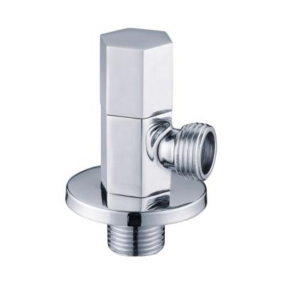 China General Chrome Hot And Cold Angle Valve Mixer Brass Angle Valve For Kitchen Bathroom for sale