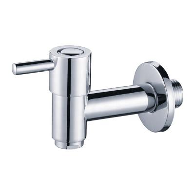 Cina Chrome Single Metered Cold Water Tap Sink Faucet Wall Mounted Faucets For Bathroom Washing Machine Sink Mop Pool in vendita