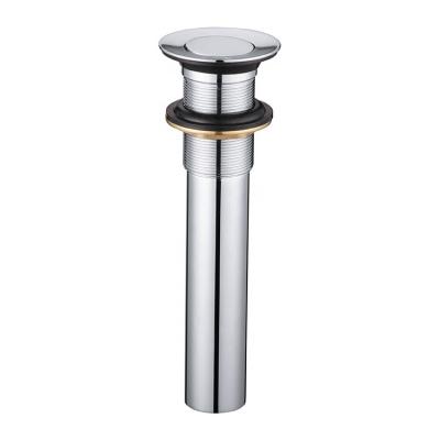 Cina Modern Bathroom Brass Pop Up Click Sink Drainer Waste Top Wash Strainer Drain Stopper in vendita