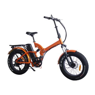 China Fashiop hot sale 20 inch suspension electric bike fat type folding e bike 500W mountain e-bikes full electric bicycles for sale