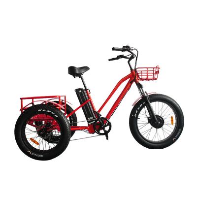 China Fashiop 1000W Pedicab 1000W Bike Cargo Scooter Electric Tricycle Electric Adult Cargo Car Leisure Tricycles for sale