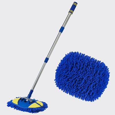 China 360 Degree Flexible Car Wash Mop Chenille Microfiber Car Wash Brush Mop Brush Cleaning Cloth Used for Car and Home Cleaning for sale