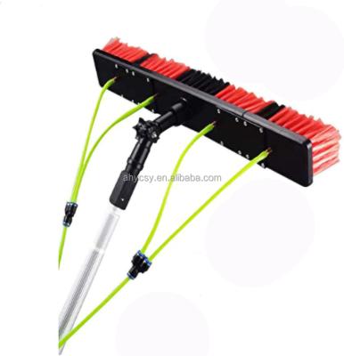 China Cleaning the photovoltaic solar panels panel photovoltaic cleaning brush and multi-function water jet brush, overhead cleaning brush for sale