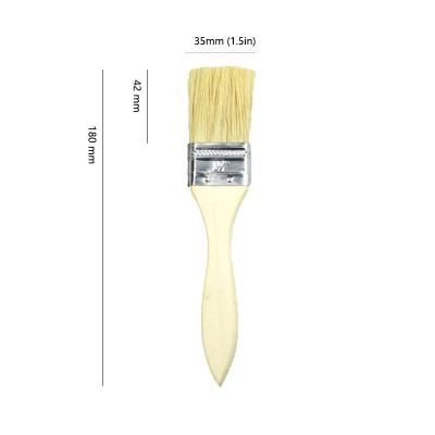 China Paint Manufacturers Lead 1-6 Inch Wood Bristle Mixed Bristle Brush Sales for sale