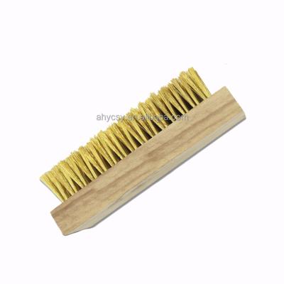 China Cleaning Metal Anilox Roll Woodworking Industry Rust Cleaning Brush Copper Wire Polishing Brush and Engraving Roll for sale