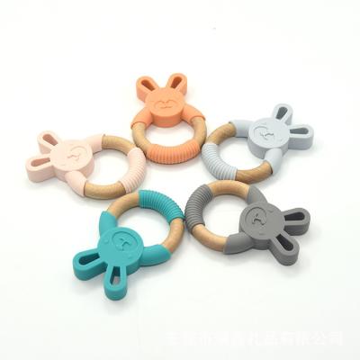 China Soft Toy Amazon's Best Selling Baby Silicone Rabbit Tooth Toy for sale