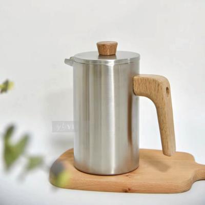 China WITH LID French Press Coffee Maker Stainless Steel French Coffee Press for sale