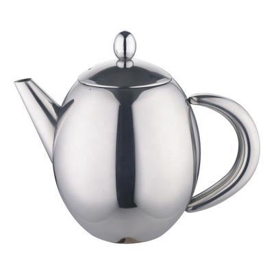 China Minimalist Factory Single Wall Stainless Steel Teapot and Kettle for sale