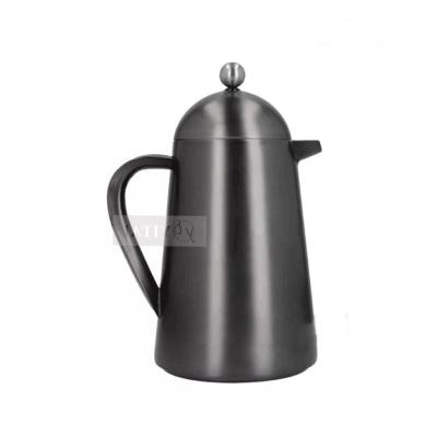 China Latest Commercial European 1000ml Stainless Steel Coffee Maker Sustainable Economical French Press for sale