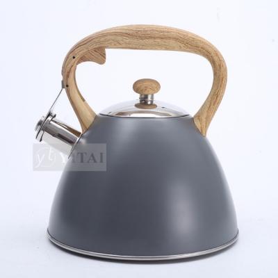 China Wholesale Sustainable Colorful Stainless Steel Water Whistling Kettle 3.0L for sale