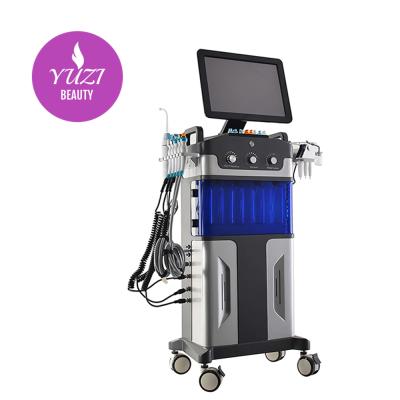 China Pigment Removal 2022 New 12 in 1 Hydrafacials Ice Blue RF Hydrafacials Facial Jet Water Peeling Beauty Machine Hydra Oxygen With Skin Analyzer for sale