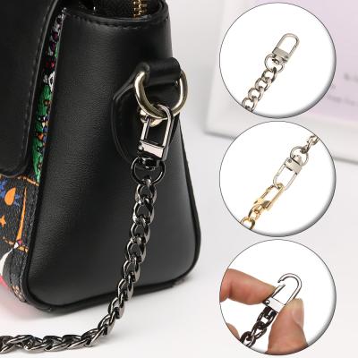 China Fashionable ZONESIN Black Metal Purse Chain Cross - Body Bag Strap for sale