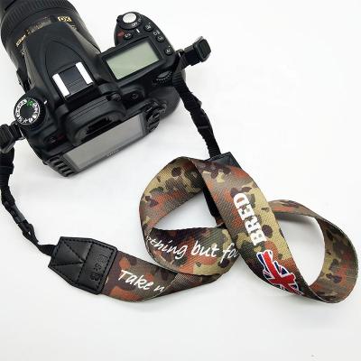 China Custom Wholesale Eco-Friendly Dye Sublimation Polyester Camera Neck Strap For All Cameras for sale