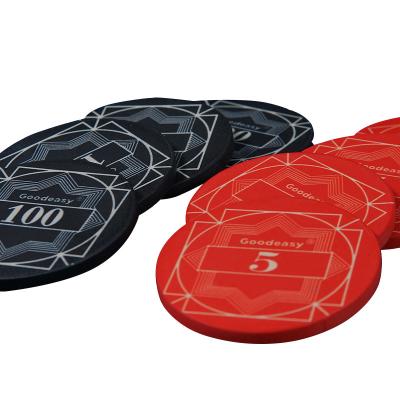 China New Listing Goodeasy 500 Ceramic Poker Chips Professional Touch 10g Ceramic Chipset for sale